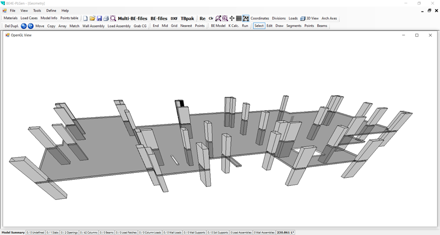 3D view for single floor in PLPAK