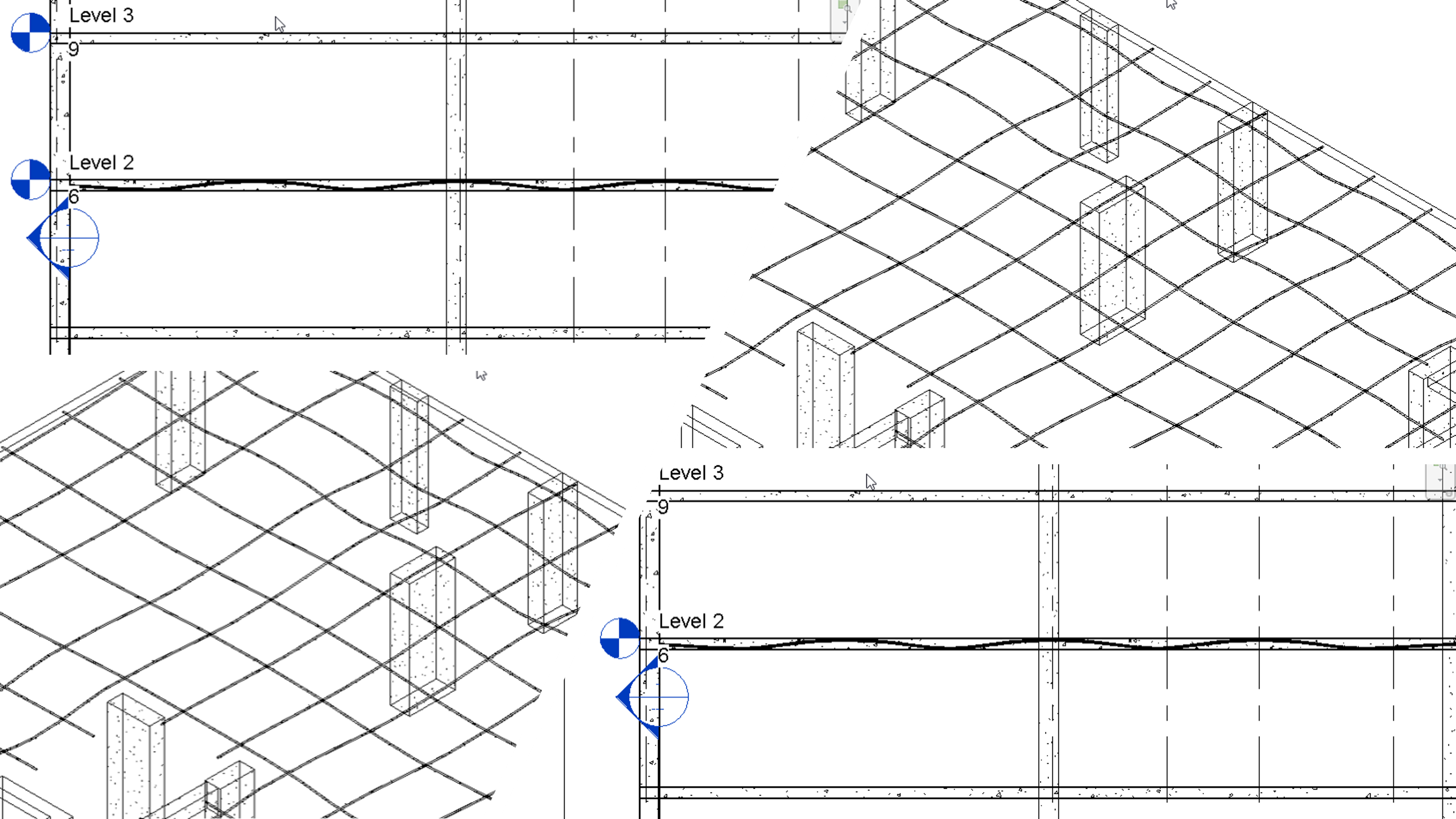 Post-tension cables exported from PLPAK to Autodesk Revit